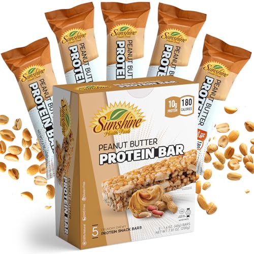 Sunshine Peanut Butter Protein Bars, 5 pack