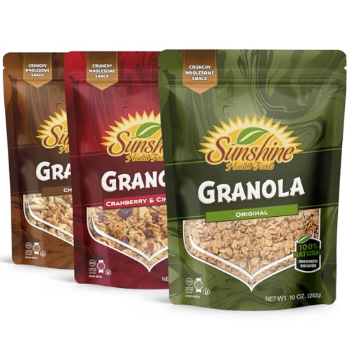 Sunshine Granola Trio variety pack, three bags